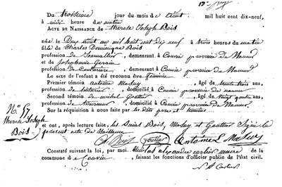 BOIS Thérèse Joseph