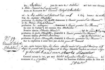 CHATELIN Edouard Joseph