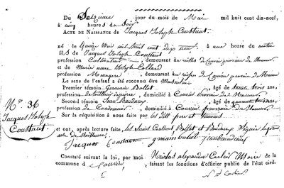 CONSTANT Jacques Joseph