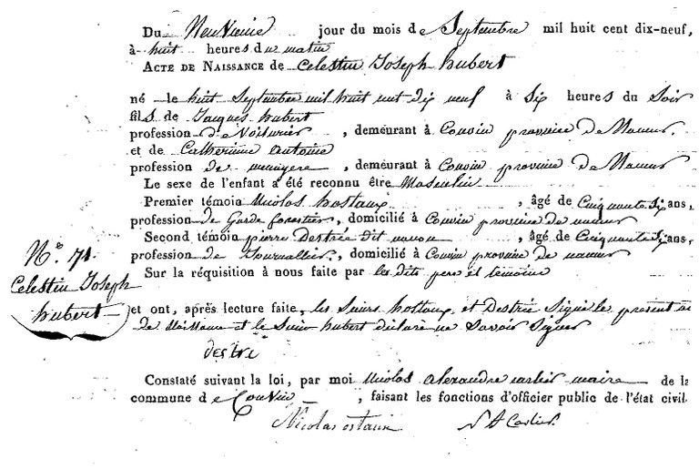 HUBERT Célestin Joseph