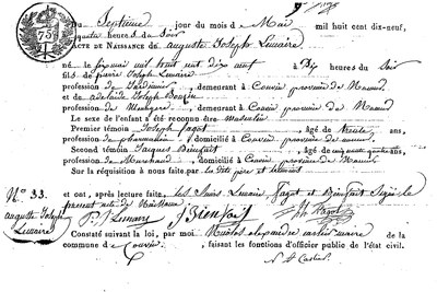 LEMAIRE Auguste Joseph