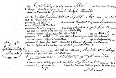 MANISE Ferdinand Joseph
