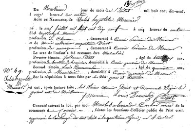 MEUNIER Jules Hypolite