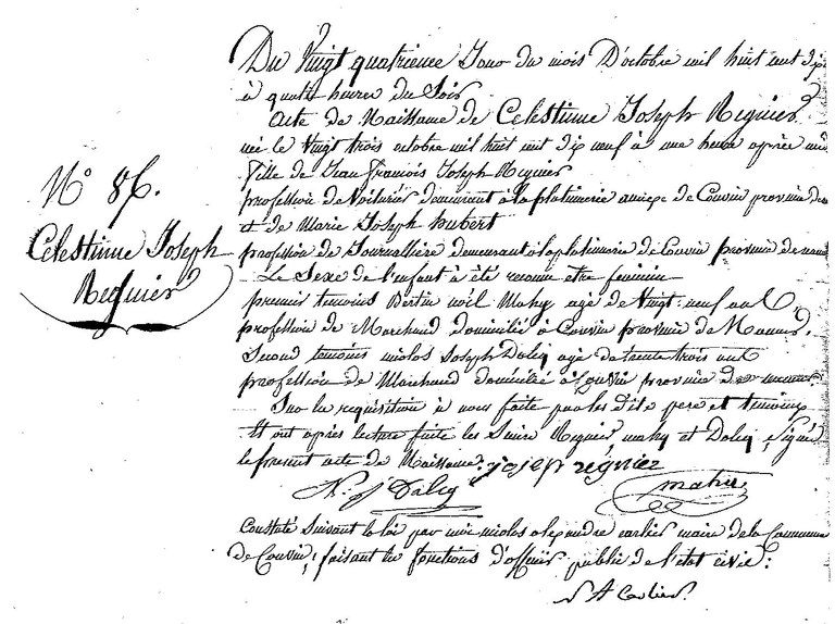 REGNIER Célestine Joseph
