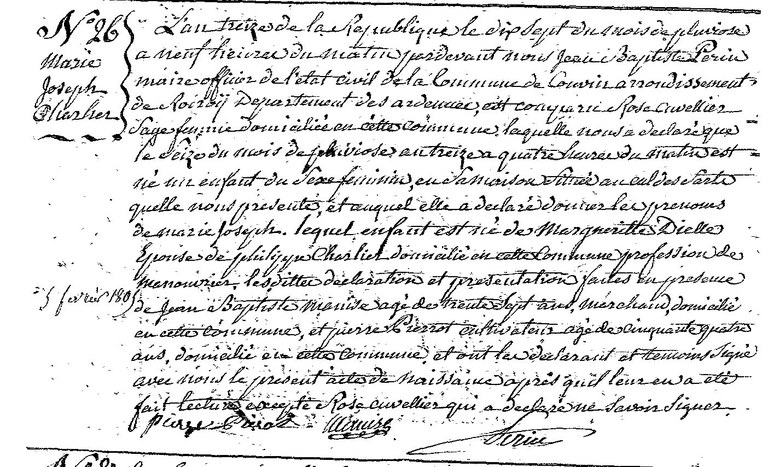 CHARLIER Marie Joseph