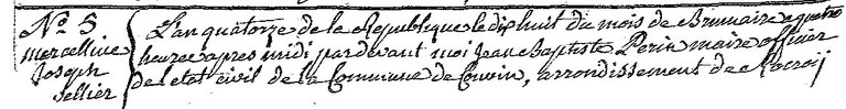 CUVELLIER Marcelline Joseph