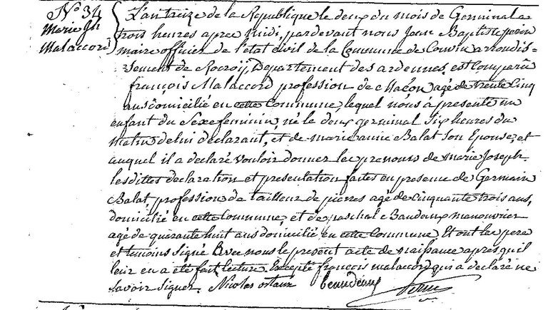 MALACCORD Marie Joseph