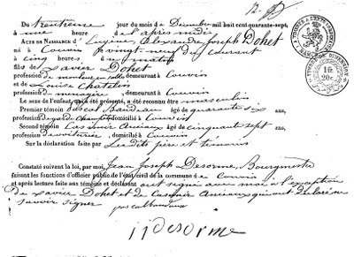 DOHET Alexandre Eugène Joseph