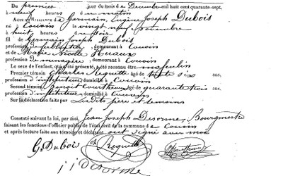 DUBOIS Germain Eugène Joseph