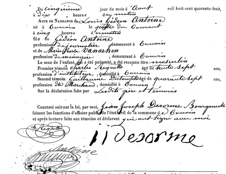 ANTOINE Louis Gédéon