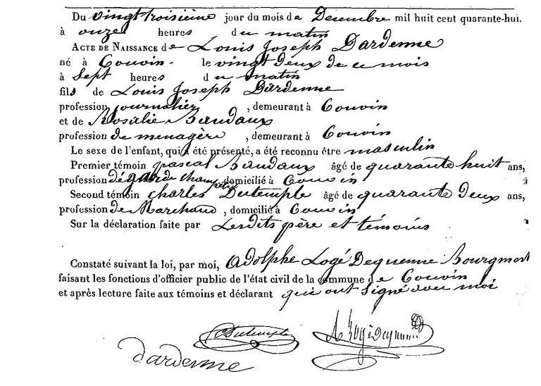 DARDENNE Louis Joseph