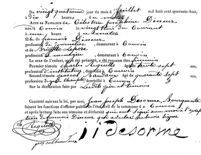 DINEUR Célestine Josephine