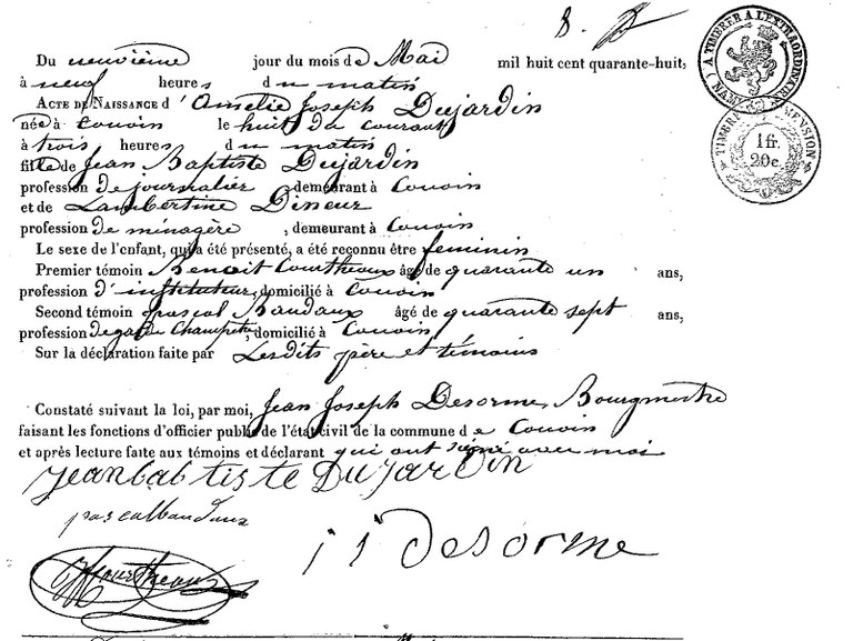 DUJARDIN Amélie Joseph