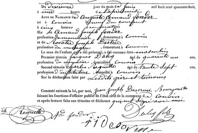 FONDER Auguste Amand