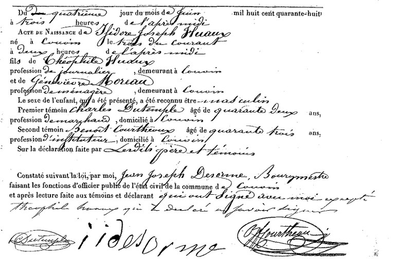HUAUX Isidore Joseph
