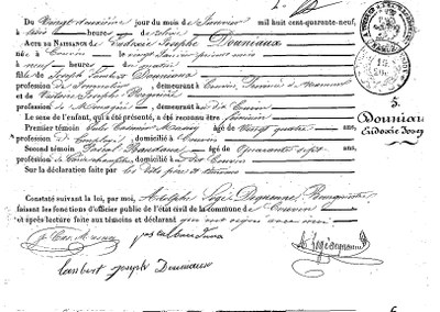 DOUNIAUX Eudoxie Josephe