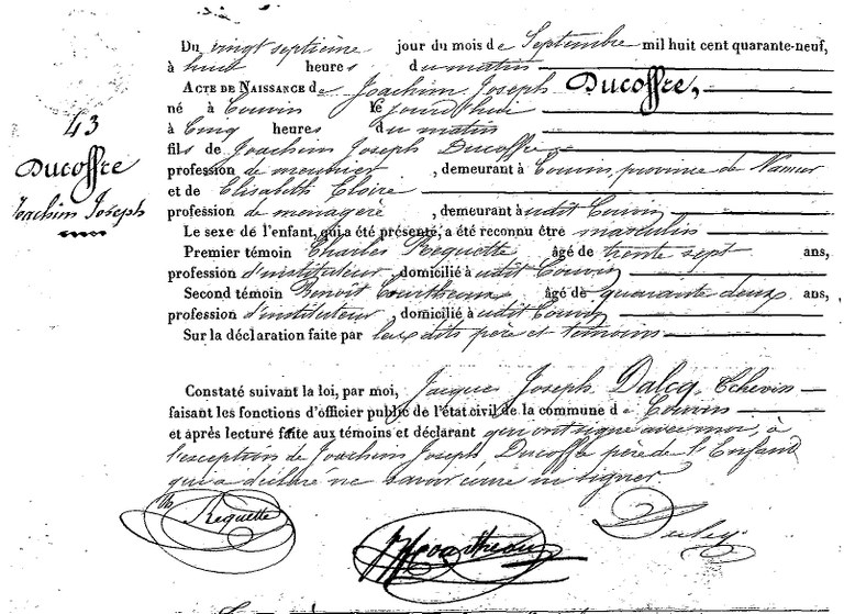 DUCOFFRE Joachim Joseph