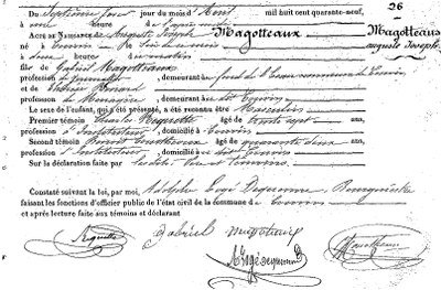 MAGOTTEAUX Auguste Joseph