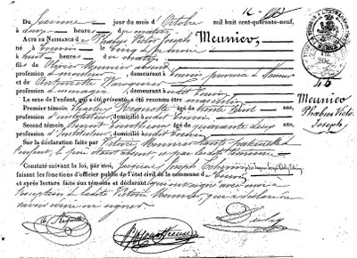 MEUNIER Phæbus Victor Joseph