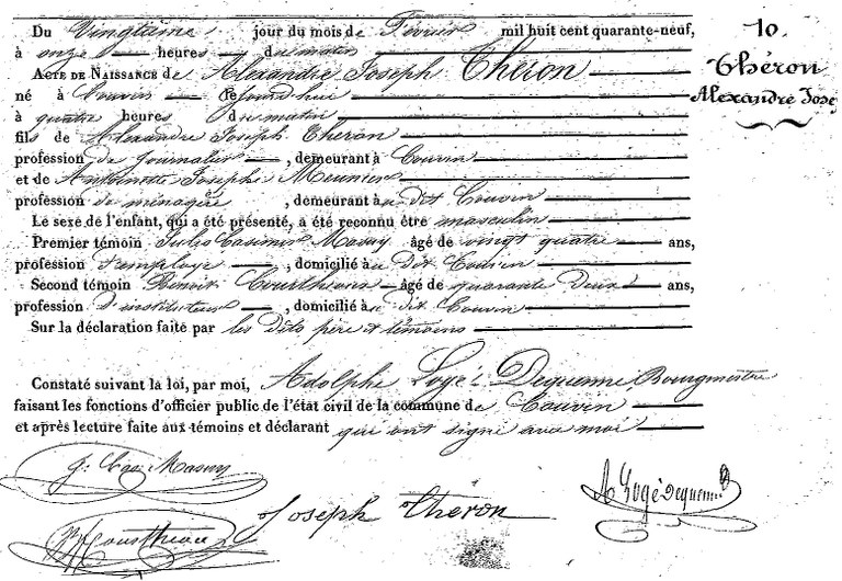 THERON Alexandre Joseph