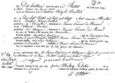 BALLAT Antoine Joseph