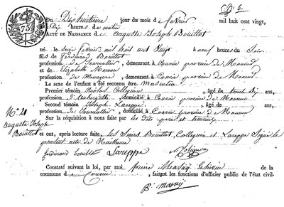 BOUILLOT Auguste Joseph