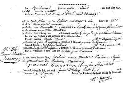 CANAUX Jacques Dieudonné