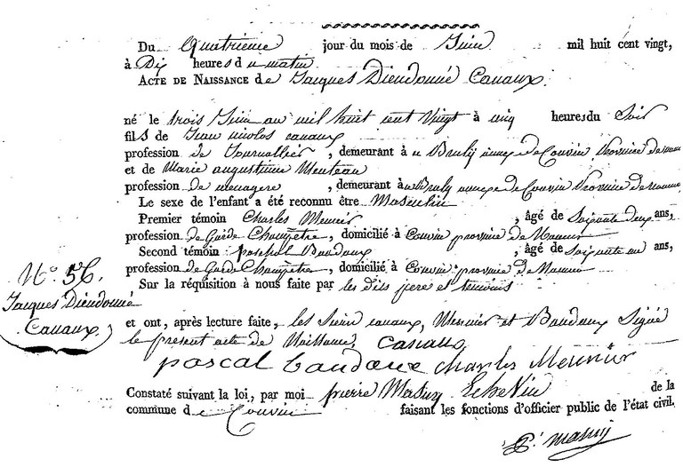 CANAUX Jacques Dieudonné