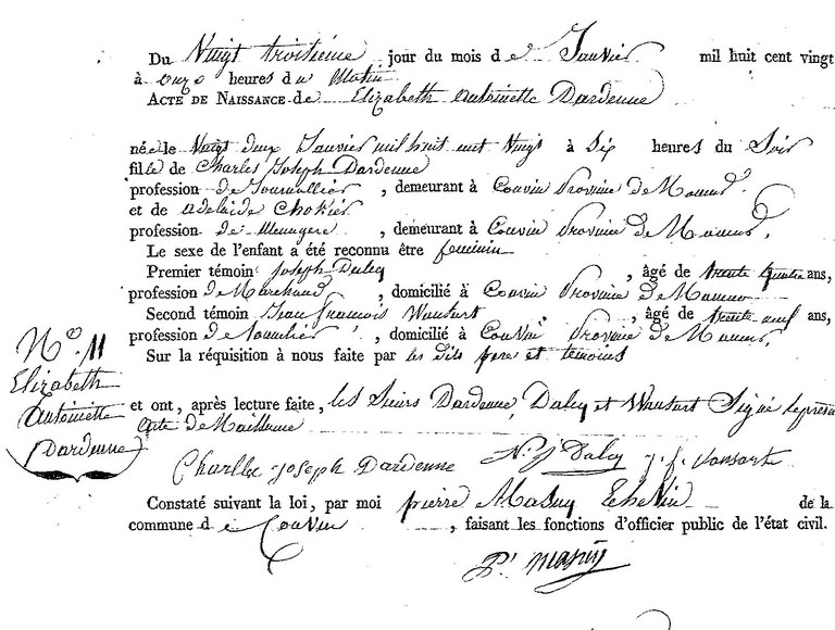 DARDENNE Elisabeth Antoinette