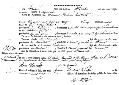 DELCOURT Marianne Mélanie
