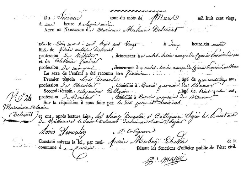DELCOURT Marianne Mélanie