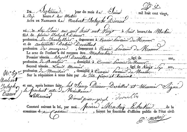 DINEUR Norbert Joseph