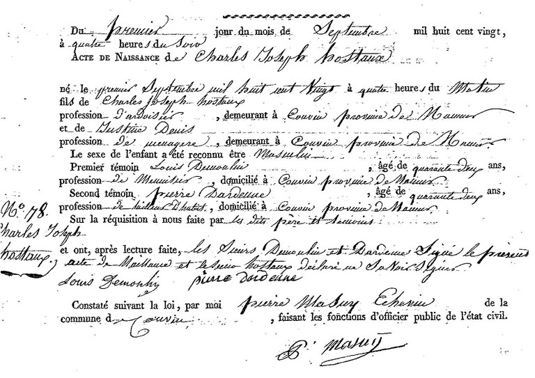 HOSTAUX Charles Joseph