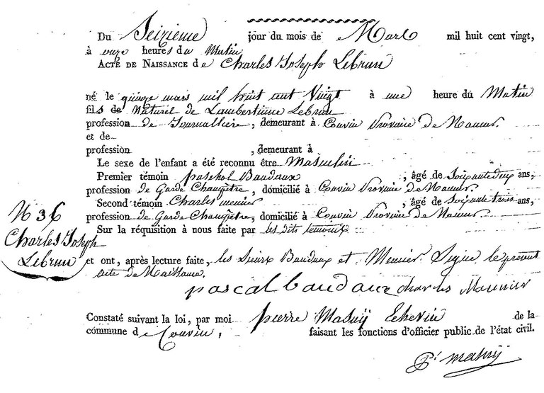 LEBRUN Charles Joseph