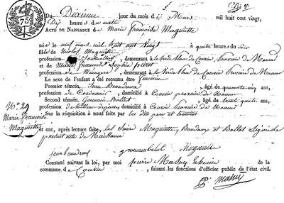 MAGNIETTE Marie Françoise