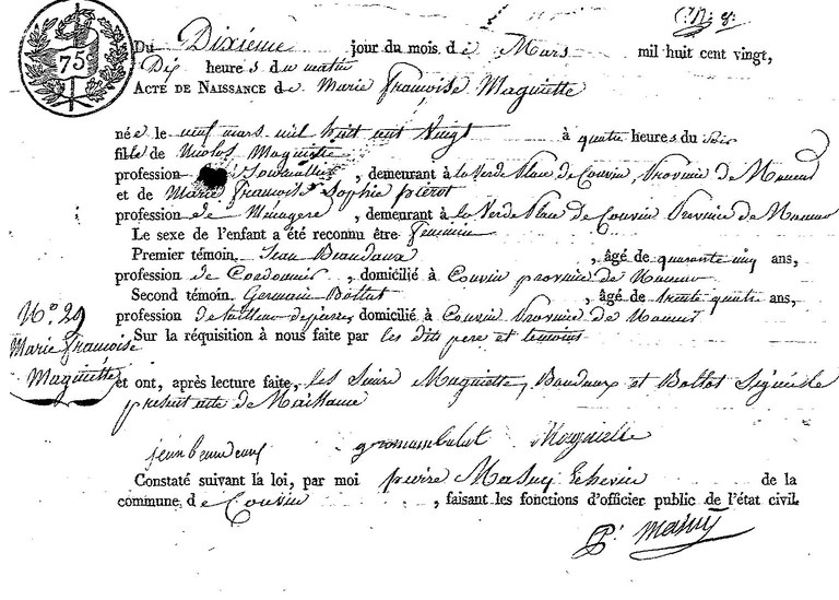 MAGNIETTE Marie Françoise