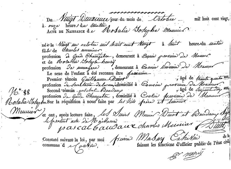 MEUNIER Rosalie Josephe