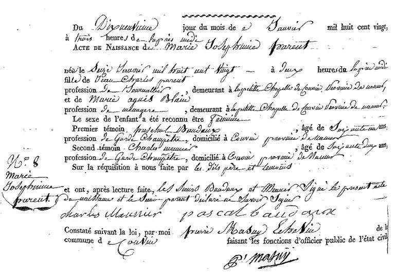 PARENT Marie Jhoséphine