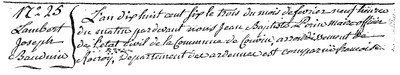 BAUDUIN Lambert Joseph