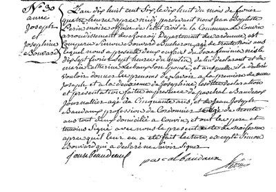 BOUVARD Anne Joseph et Joséphine