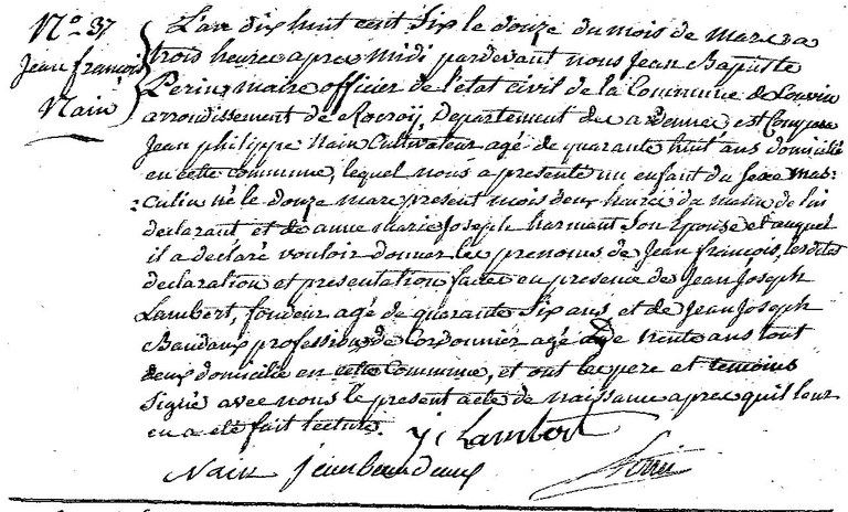 NAIN Jean François