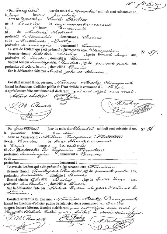 Actes 57 et 58