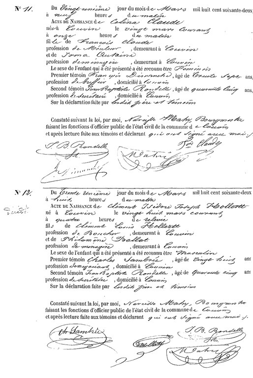 Actes 11 et 12