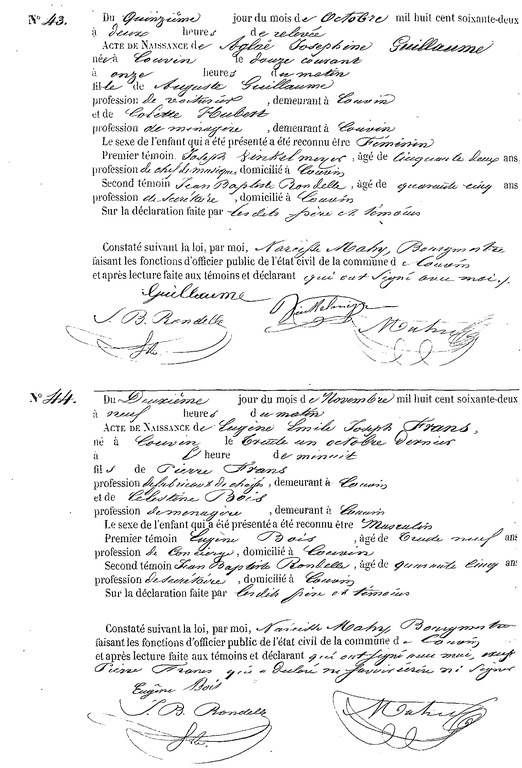 Actes 43 et 44