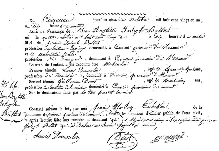 BALLAT Jean Baptiste Joseph