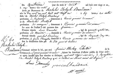 BAUDAUX Rosalie Joseph
