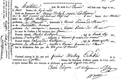 COLLIGNON Marie Joseph Eugénie
