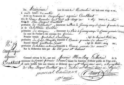CONSTANT Angélique Ugenie