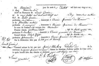 GERAIN Louis