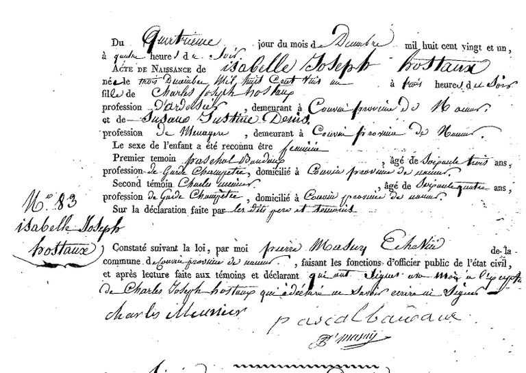 HOSTAUX Isabelle Joseph
